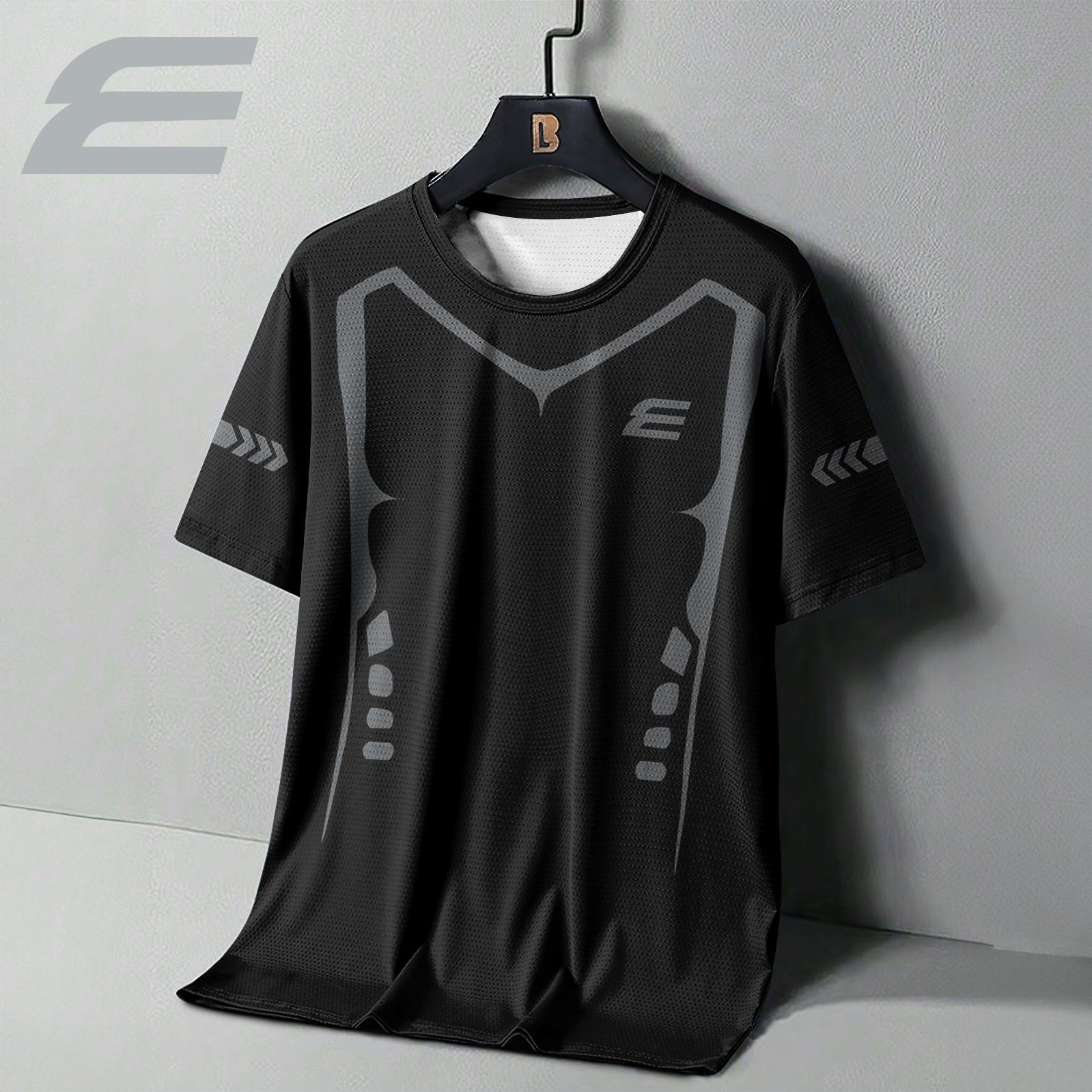 Table Tennis Shorts - 3D Men's T-Shirt Tennis Sport Round