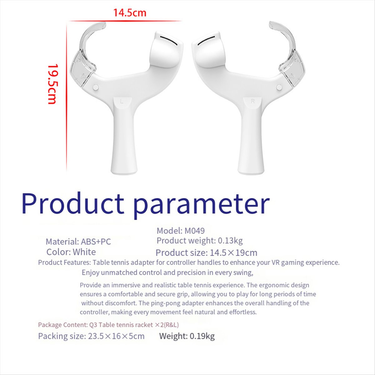 giftnew VR Table Tennis Paddle - Table Tennis Grip review and price
