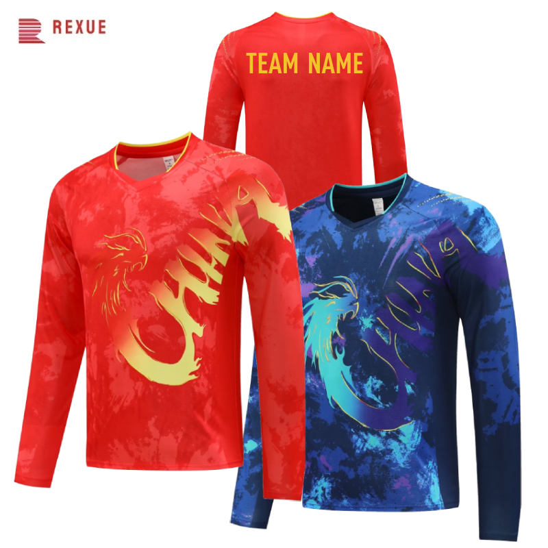 China Dragon Long Sleeve Table - Table Tennis Usa Team review and price