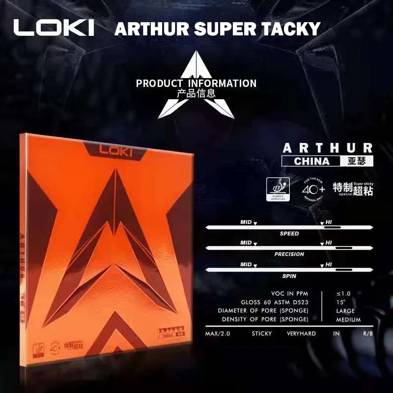 Original LOKI ARTHUR Europe/As - Table Tennis Grip review and price